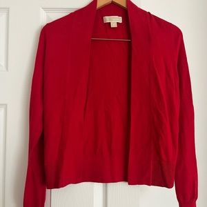Red Michael Kors Cardigan